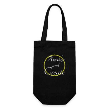 awesome joke birthday present idea - Gift Bag for Bottles - black - Front