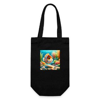 Sweet fish - Gift Bag for Bottles - black - Front