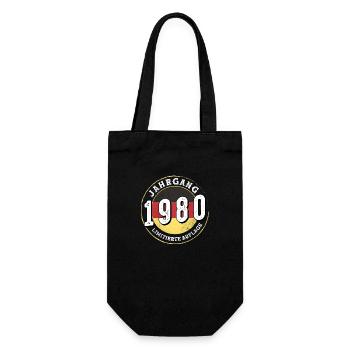 Jahrgangs 1980 Limitierte Auflage 44 years old - Gift Bag for Bottles - black - Front