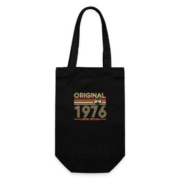 1976 - Geschenkbeutel für Flaschen - Schwarz - Vorne
