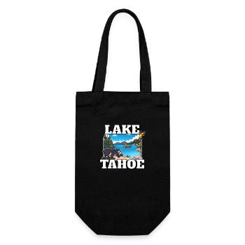 Lake Tahoe Nevada Outdoors - Gift Bag for Bottles - black - Front