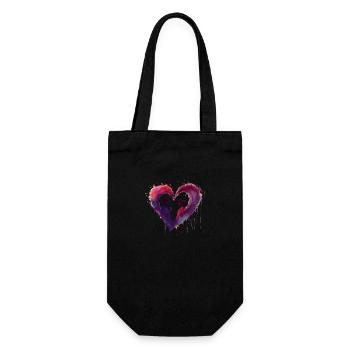 First Love - Geschenkbeutel für Flaschen - Schwarz - Vorne