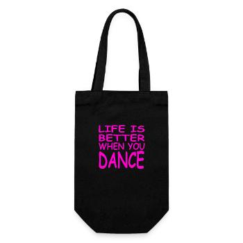 Dance - Gift Bag for Bottles - black - Front