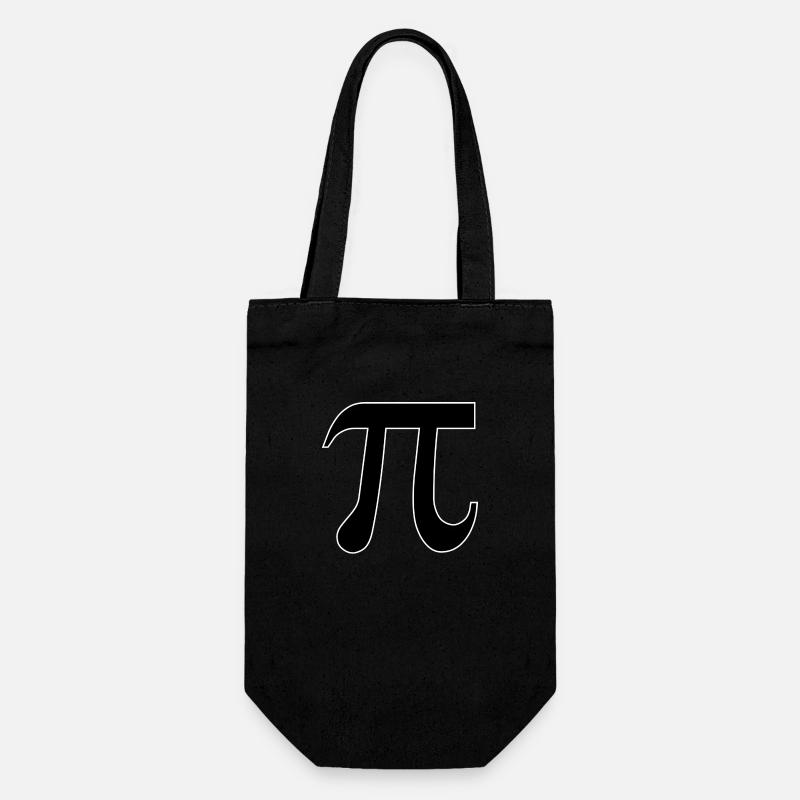 Pi π - Geschenkbeutel für Flaschen - Schwarz
