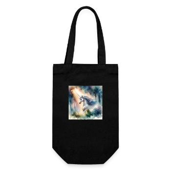 Unicorn 1 - Gift Bag for Bottles - black - Front