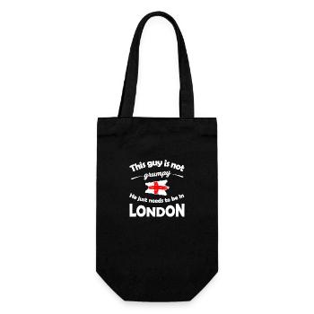 Vacances à Londres - Sac à bouteille - noir - Devant