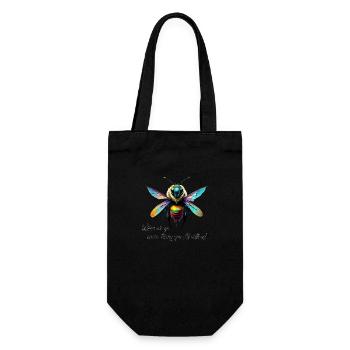 When we go - Gift Bag for Bottles - black - Front