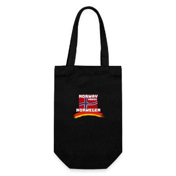 Norway Germany - Gift Bag for Bottles - black - Front