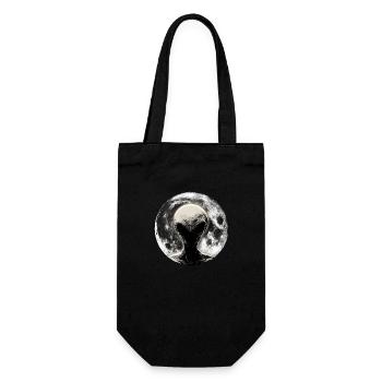 Clair de lune extraterrestre - Sac à bouteille - noir - Devant