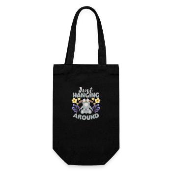 Eucalyptus Fluffy Marsupial Outback - Gift Bag for Bottles - black - Front