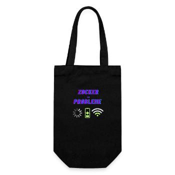 gamer hate this - Geschenkbeutel für Flaschen - Schwarz - Vorne