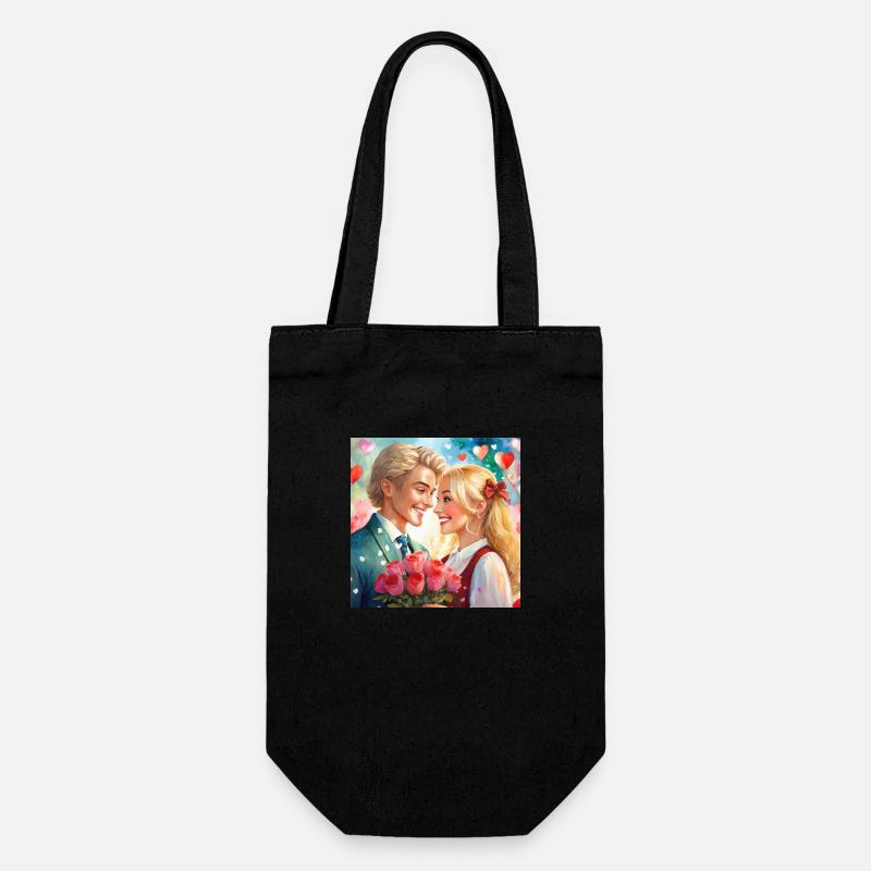 C’est agréable d’être amoureux - Sac à bouteille - noir
