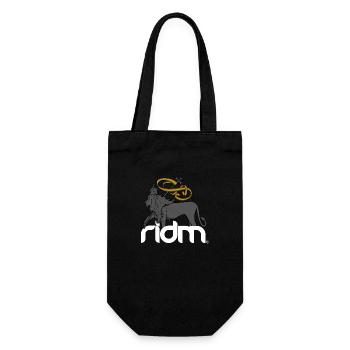 lion ridé - Sac à bouteille - noir - Devant