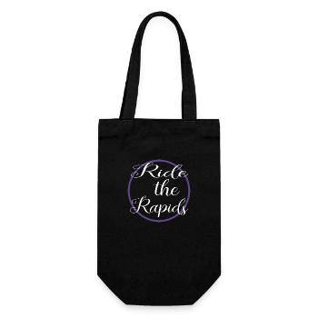 Jokes Adrenaline River Rapids Rafting Community - Gift Bag for Bottles - black - Front