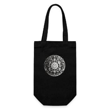 Mandala - Gift Bag for Bottles - black - Front