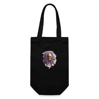 Spider - Gift Bag for Bottles - black - Front