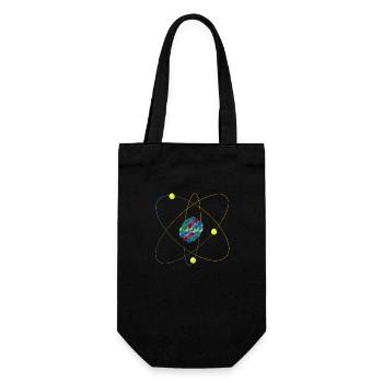 Atom - Gift Bag for Bottles - black - Front