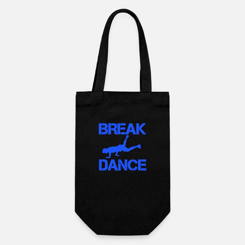 breakdance - Geschenkbeutel für Flaschen - Schwarz