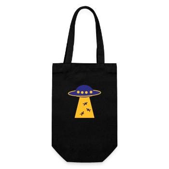 UFO - Gift Bag for Bottles - black - Front