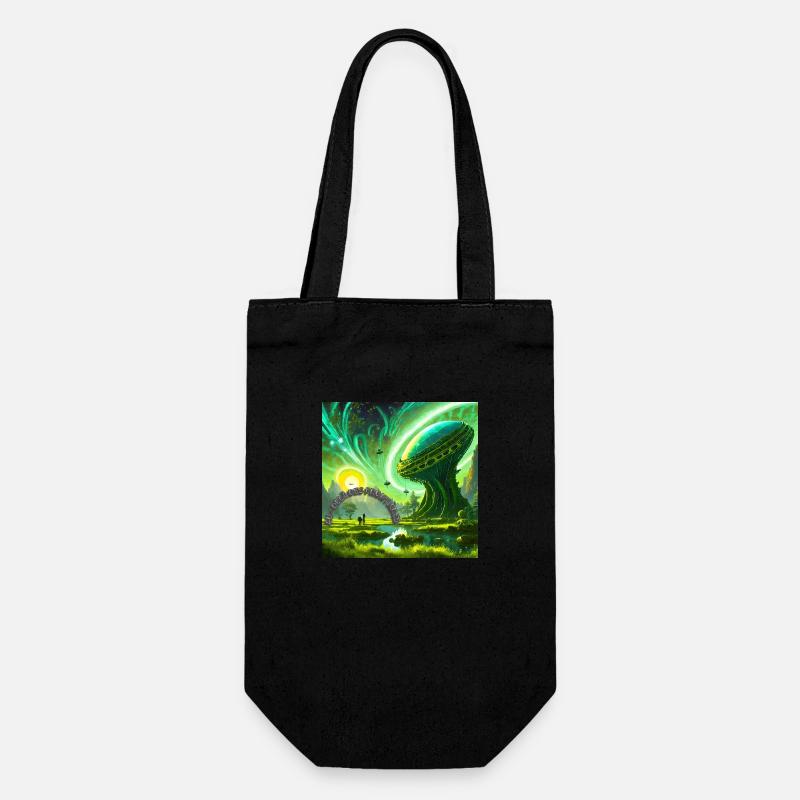 Beyond Borders - Gift Bag for Bottles - black