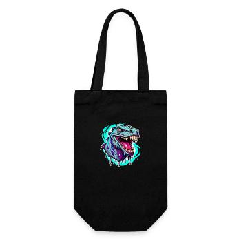 T-Rex - Gift Bag for Bottles - black - Front