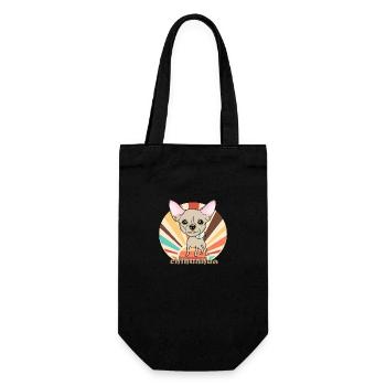 Chihuahua - Gift Bag for Bottles - black - Front