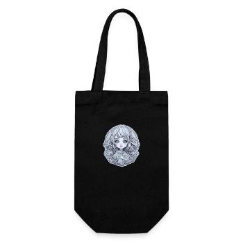 Joie de vivre rayonnante : une fille dans le bonheur - Sac à bouteille - noir - Devant