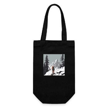 Mountaineering - Gift Bag for Bottles - black - Front