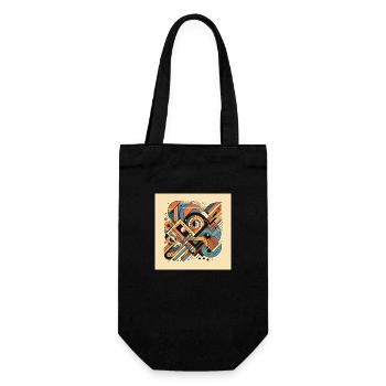 ce6ba88c 52b5 4d80 84d2 1ada05806566 - Geschenkbeutel für Flaschen - Schwarz - Vorne