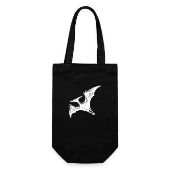 Flying Dino Pteranodon Pterosaur Dinosaur - Gift Bag for Bottles - black - Front