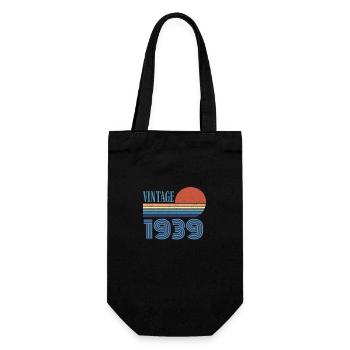 Vintage 1939 - Gift Bag for Bottles - black - Front