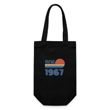 Vintage 1967 - Gift Bag for Bottles - black - Front