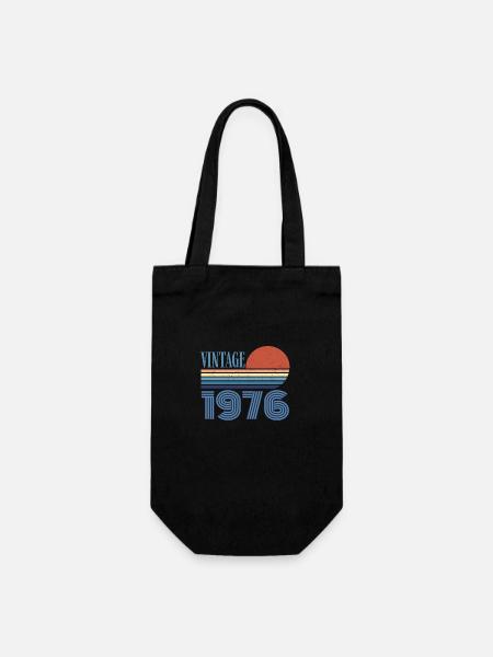 vintage 1976 - Sac à bouteille - noir