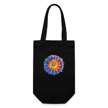Tie Dye Shirt - Gift Bag for Bottles - black - Front