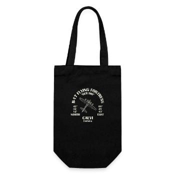 Ich kann nicht, ich bin auf dem Wrack der B17 getaucht. - Geschenkbeutel für Flaschen - Schwarz - Vorne