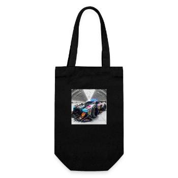 Police Cars 2 - Geschenkbeutel für Flaschen - Schwarz - Vorne