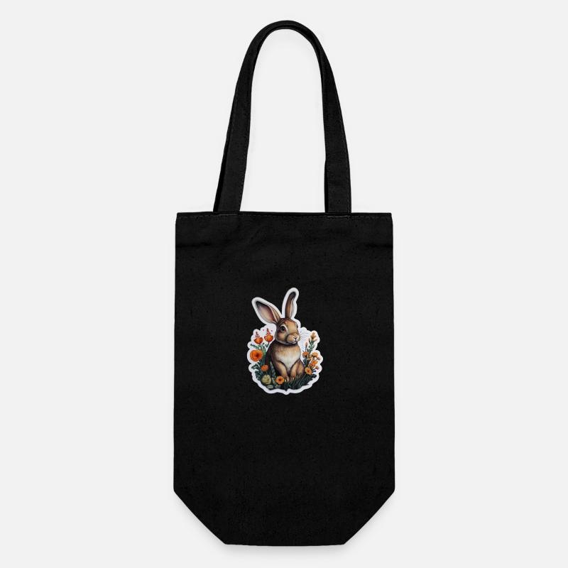 Lapin Pâques Sweet - Sac à bouteille - noir
