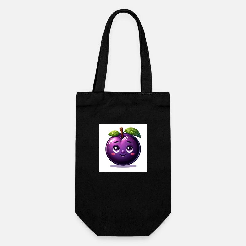 A sweet plum - Gift Bag for Bottles - black