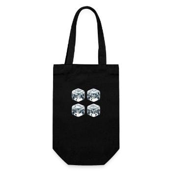 Life Cubes - Gift Bag for Bottles - black - Front