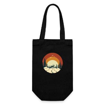 Wonderful Nature - Gift Bag for Bottles - black - Front