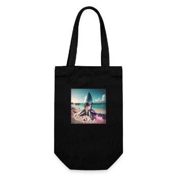 Summer To Mars - Geschenkbeutel für Flaschen - Schwarz - Vorne
