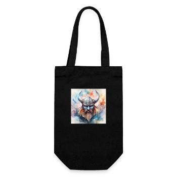 Viking - Geschenkbeutel für Flaschen - Schwarz - Vorne