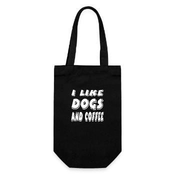 Canine - Gift Bag for Bottles - black - Front