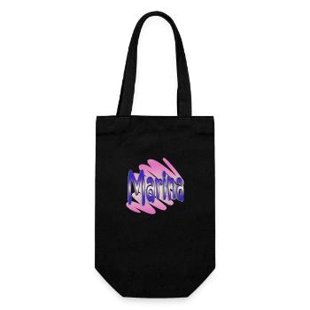 marina2 - Gift Bag for Bottles - black - Front