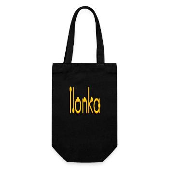 Ilonka2 - Geschenkbeutel für Flaschen - Schwarz - Vorne