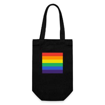 Platz der LGBT-Passion - Geschenkbeutel für Flaschen - Schwarz - Vorne