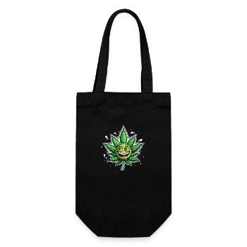 weed - Gift Bag for Bottles - black - Front