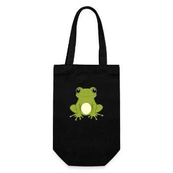 Grenouille - Sac à bouteille - noir - Devant