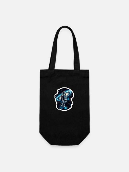 Androïde de l’espace - Sac à bouteille - noir