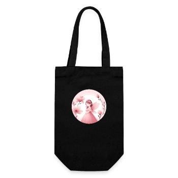 The innocence of the magnolia - Gift Bag for Bottles - black - Front